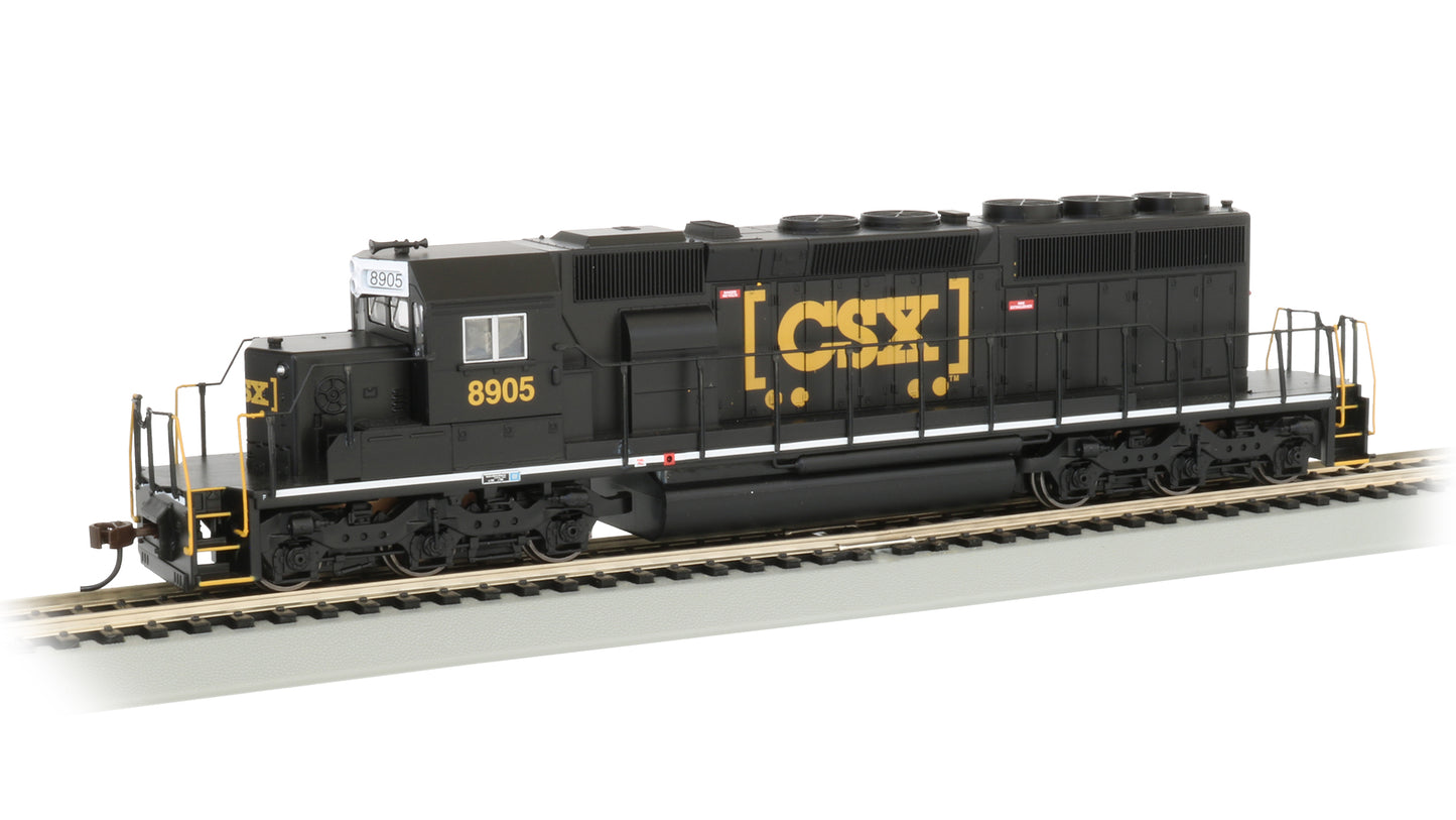 Bachmann CSX SD40-2 Black #8905 - Used