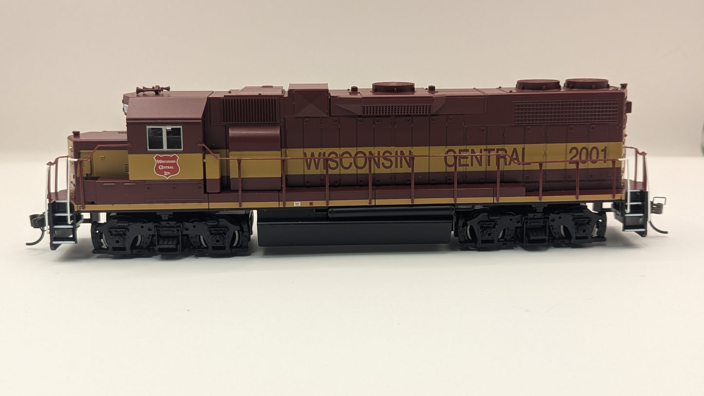 Bachmann HO Wisconsin Central EMD GP38-2 Diesel Locomotive #2001 DCC Ready