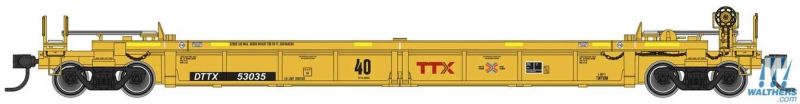 Walthers 910-5622 Thrall Rebuilt 40' Well Car TTX DTTX #53285