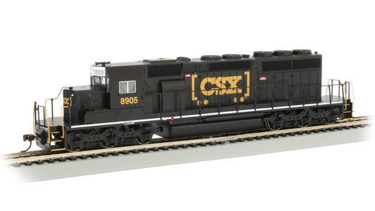 Bachmann CSX SD40-2 Black #8905 - Used