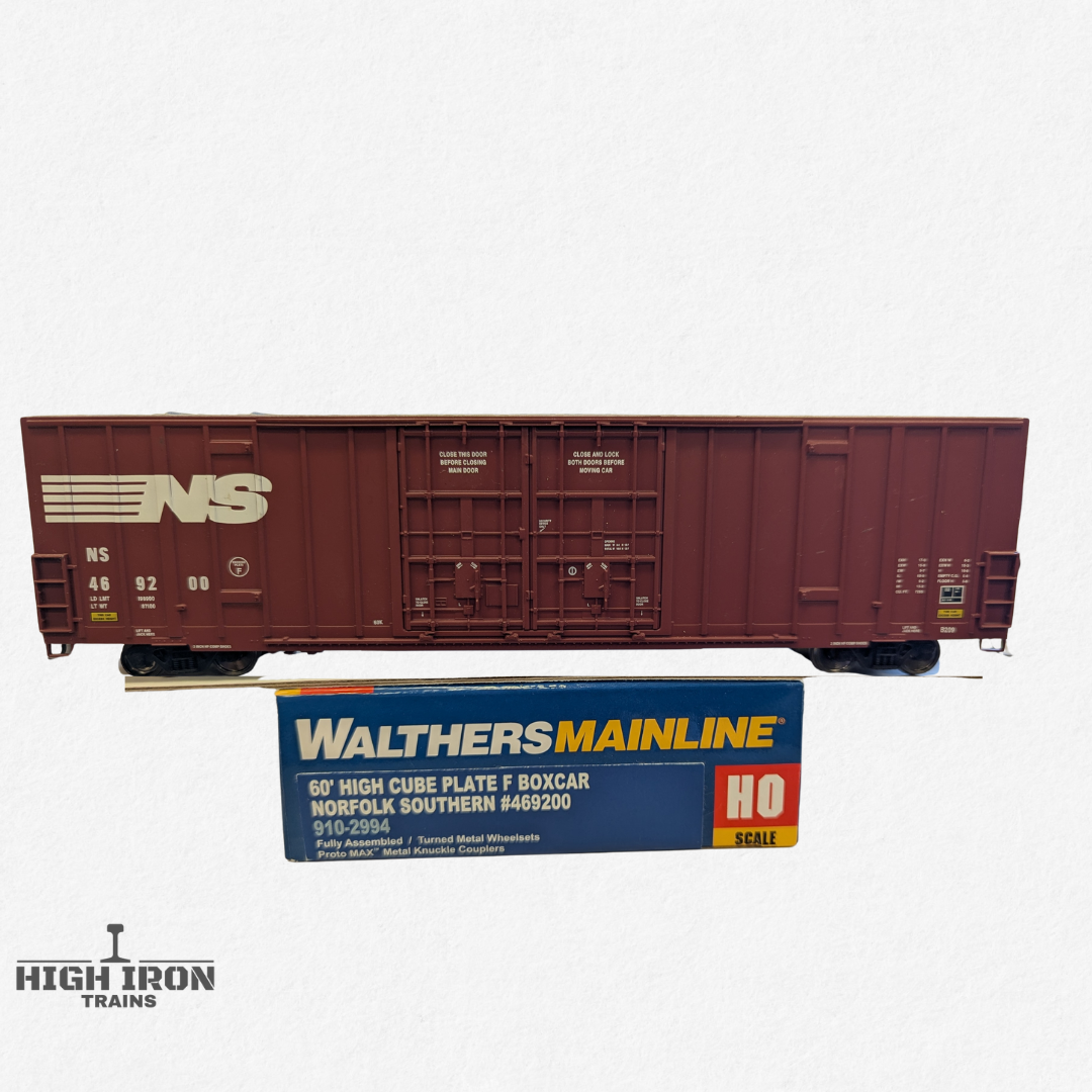 60' High-Cube Plate F Boxcar - Ready to Run -- Norfolk Southern #469200 - HO Scale
