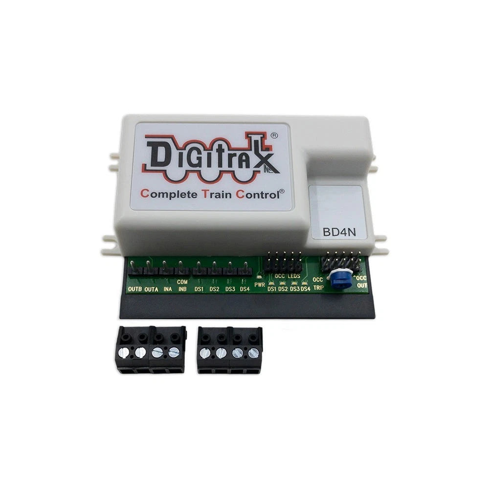 Digitrax BD4N Occupancy Detector For 4 Detection Sections NIB