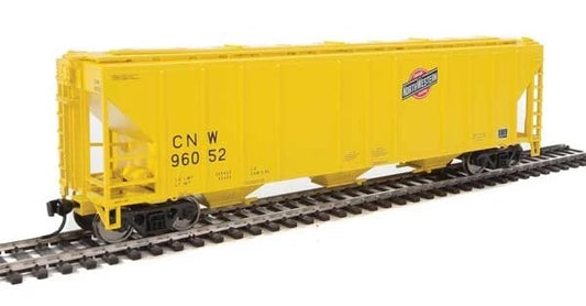 Walthers 54' PS 4427 CD 3-Bay Covered Hopper Chicago & North Western #96052